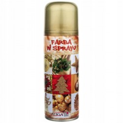 Farba w sprayu Złota