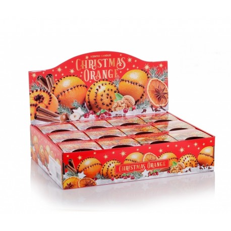 SWIECA SZKLO 115G CHRISTMAS ORANGE