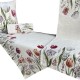 OBRUS 100X100 Chenille TULIPANY 1187