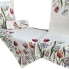 OBRUS 120X140 Chenille TULIPANY 1187