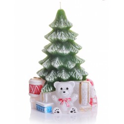 FIGURKA 95X150MM CHOINKA XMAS WITH GIFTS ZIELONA