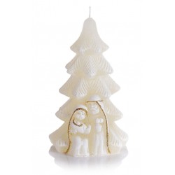 FIGURKA 80X150MM HOLY CHRISTMAS TREE ECRU