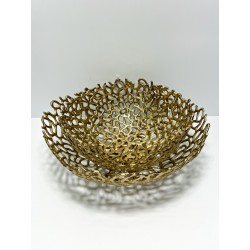 Metal bowls set 40x40x15,5,32x32x15