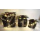 Dekoracja z Drewna SET 27x33x27 LED